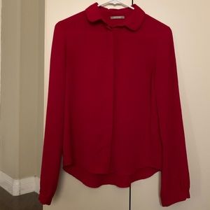 Dark red blouse